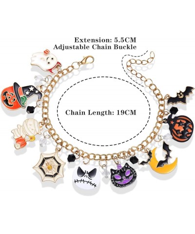 Halloween Charm Bracelet Horror Scream Movie Merchandise Christmas Link Bracelet for Women Nightmare Bracelet A $10.02 Bracelets