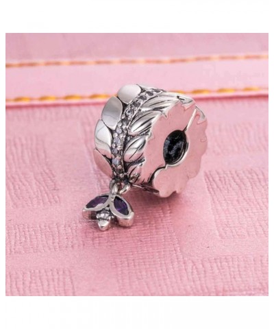 Original Spacer Bead Clip Charms for Bracelets Sterling Silver Charms Clip Stopper Charms for Women Bracelets B $12.59 Bracelets