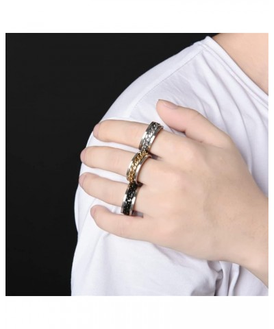 Stainless Steel Biker Finger Bottle Opener Ring for Men Women Creative Beer Bar Tool Jewelry Chain - Gold $10.43 Rings