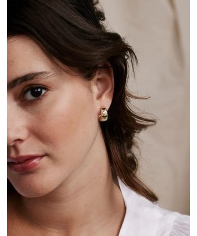 Earrings in a Variety of Styles and Colors To the Moon Hoops Gold $25.08 Earrings