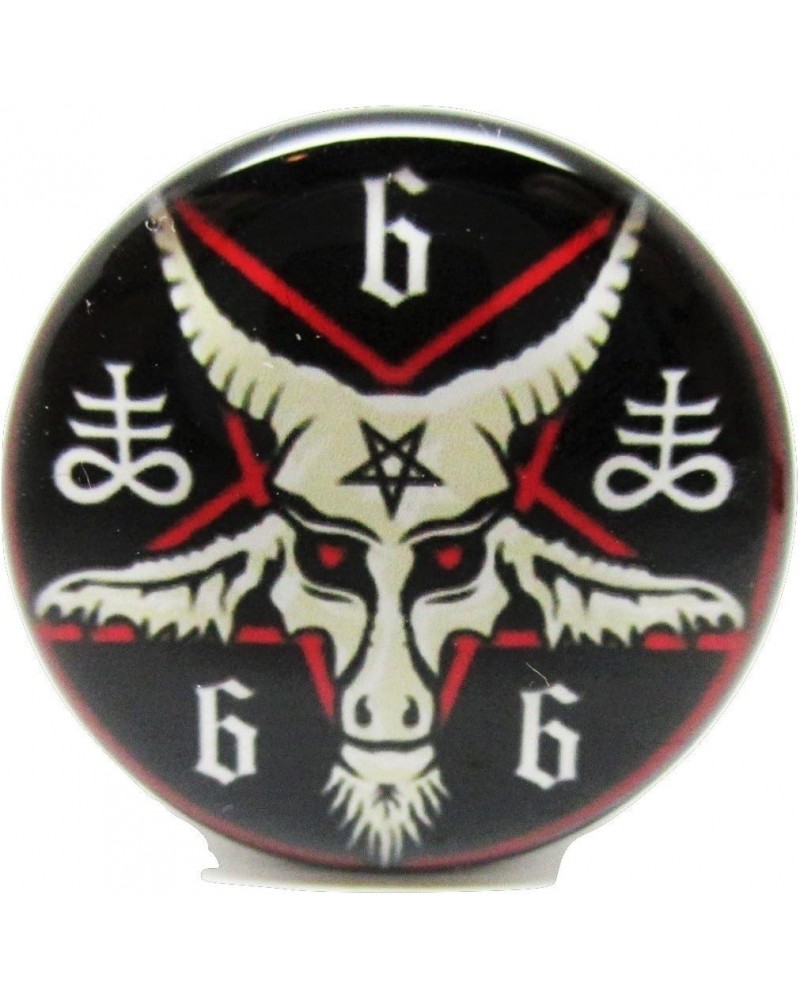 Brand NewPair 666 Baphomet Pentagram Ear Plugs - Acrylic Screw-On - 10 Sizes (00 Gauge (10mm)) $10.41 Body Jewelry