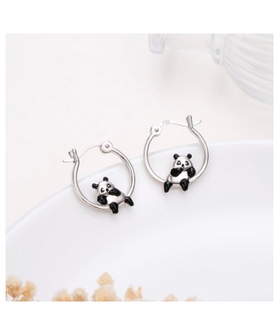 Cute Animal Earrings Capybara/Dragon/Butterfly/Panda/Cat Hoop/Stud/Dangle Drop Earrings for Women 925 Sterling Silver Animal ...