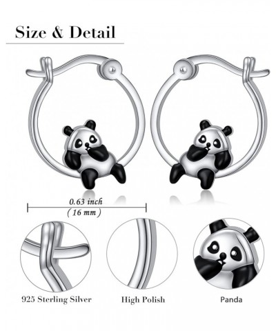 Cute Animal Earrings Capybara/Dragon/Butterfly/Panda/Cat Hoop/Stud/Dangle Drop Earrings for Women 925 Sterling Silver Animal ...