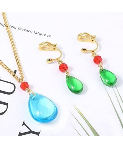 HMC Cosplay Earrings for Women - Anime Cosplay Green Drop Earrings - Anime Jewelry Gift For Friend On Birthday Party earrings...