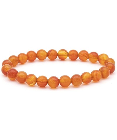 Crystal Bracelet Original Certified Strung in Strechable Cord Perfect For Men & Women as Fashion Accessories Orange $7.83 Bra...