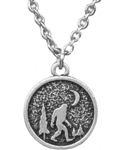 Bigfoot In The Pine Tree Mountain Outdoor Necklace 45cm+5cm Chain 05 $7.50 Necklaces