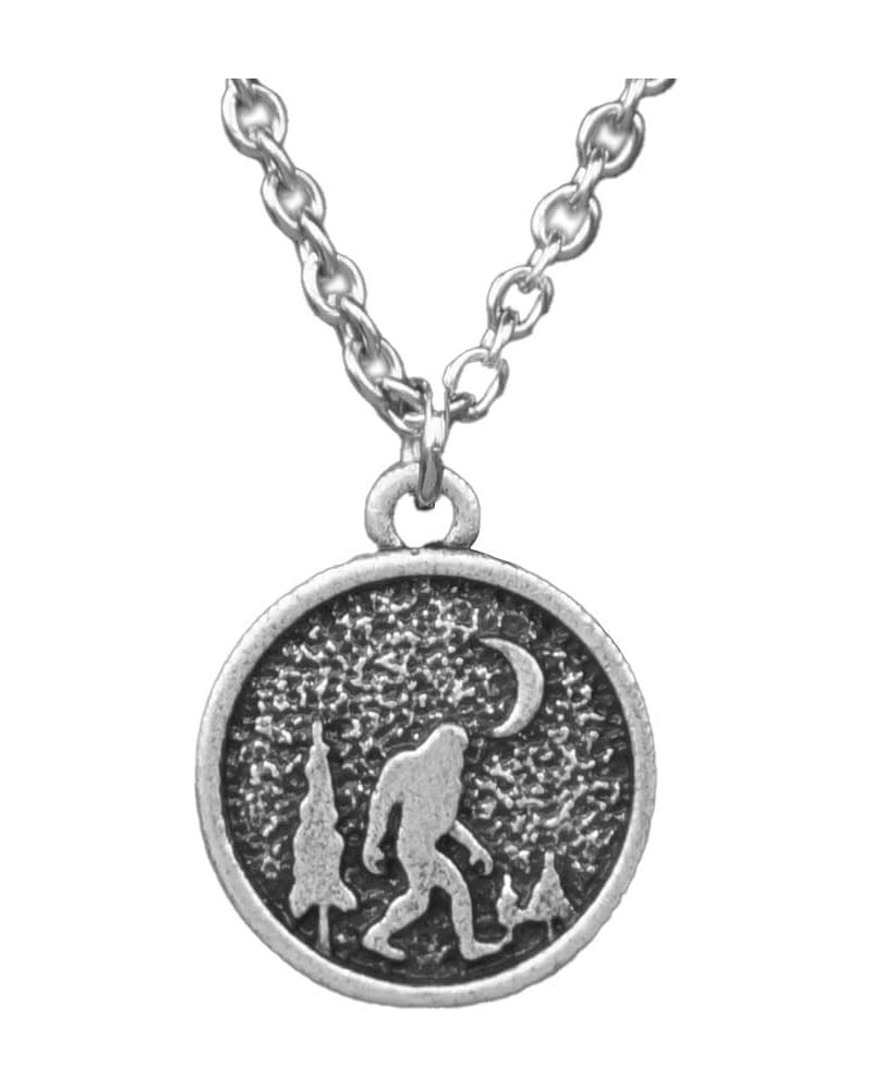 Bigfoot In The Pine Tree Mountain Outdoor Necklace 45cm+5cm Chain 05 $7.50 Necklaces