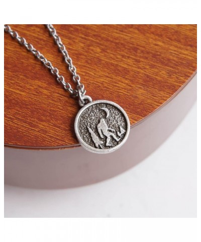 Bigfoot In The Pine Tree Mountain Outdoor Necklace 45cm+5cm Chain 05 $7.50 Necklaces