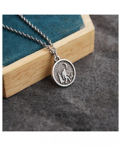 Bigfoot In The Pine Tree Mountain Outdoor Necklace 45cm+5cm Chain 05 $7.50 Necklaces