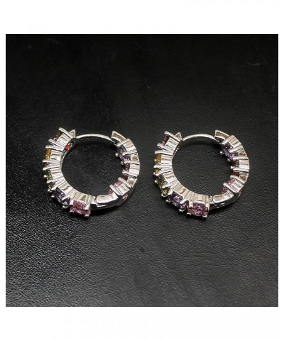 Women Silver Earrings Rose Gold Earring Garnet Peridot Amethyst Morganite Ideal Gift Choice Silver earrings $10.98 Earrings