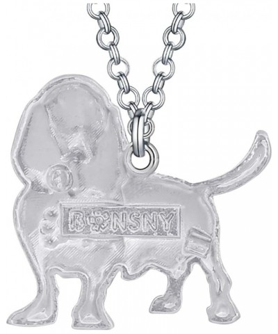 Enamel Alloy Cute Dog Breeds Necklace Puppy Pendant Pets Jewelry Dog Gifts for Women Girls Kids Charms Decor Lilac $8.47 Neck...