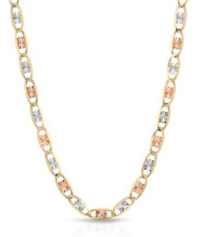 14K Three Tone Gold Yellow Gold, White Gold, & Rose Gold Necklace (16"-24") 22.0 Inches $92.21 Necklaces