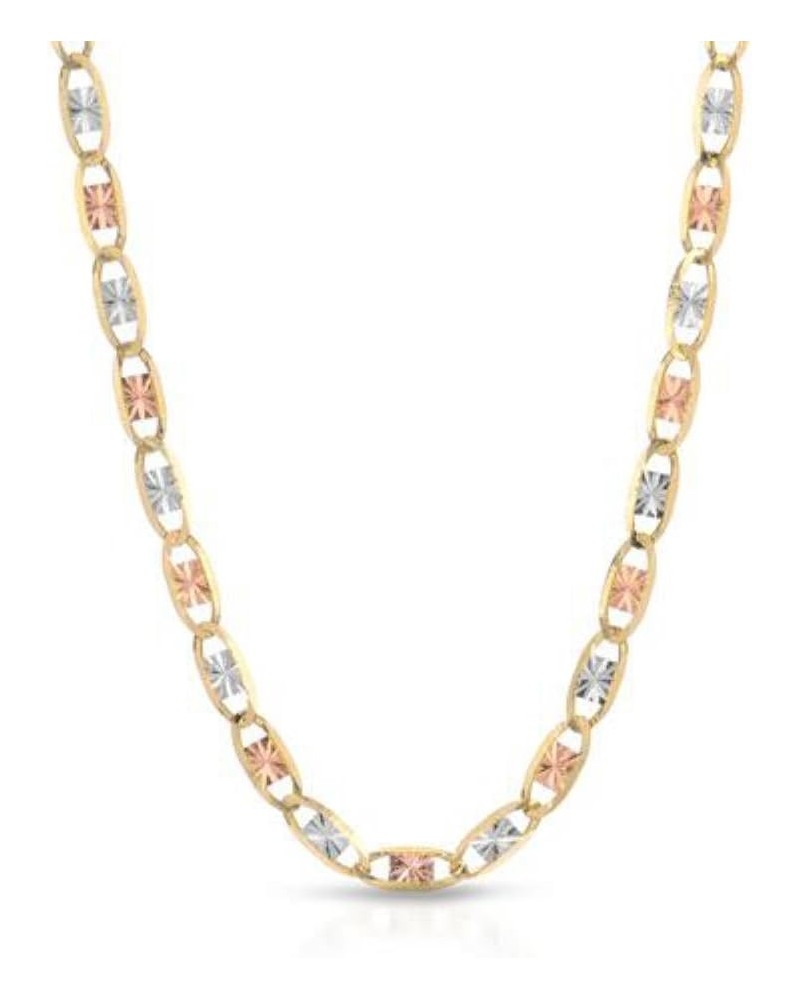 14K Three Tone Gold Yellow Gold, White Gold, & Rose Gold Necklace (16"-24") 22.0 Inches $92.21 Necklaces