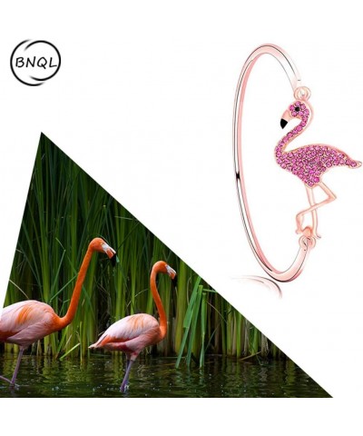 Be a Flamingo in a Flock of Pigeons Bracelet Flamingo Bracelet Positivity Be Yourself BFF Gift CZ flamingo bracelet RG $10.06...