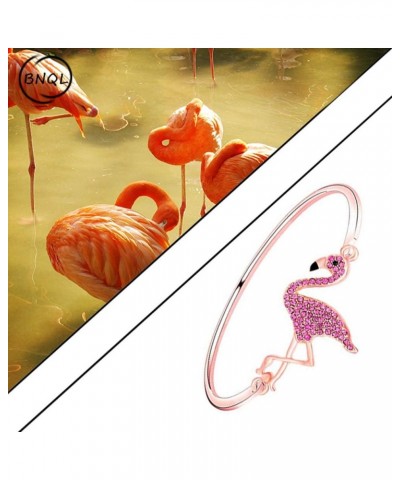 Be a Flamingo in a Flock of Pigeons Bracelet Flamingo Bracelet Positivity Be Yourself BFF Gift CZ flamingo bracelet RG $10.06...