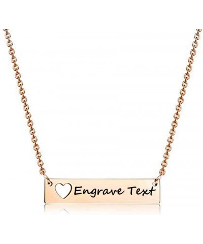 Name Necklace Personalized, Custom Name Necklaces for Women Best Jewelry Gift Rose Gold $8.56 Necklaces