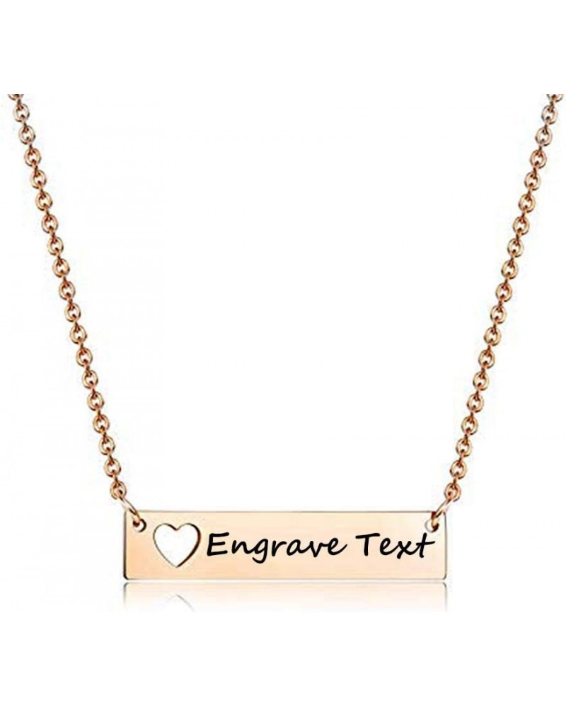 Name Necklace Personalized, Custom Name Necklaces for Women Best Jewelry Gift Rose Gold $8.56 Necklaces