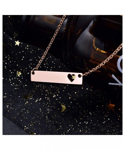 Name Necklace Personalized, Custom Name Necklaces for Women Best Jewelry Gift Rose Gold $8.56 Necklaces