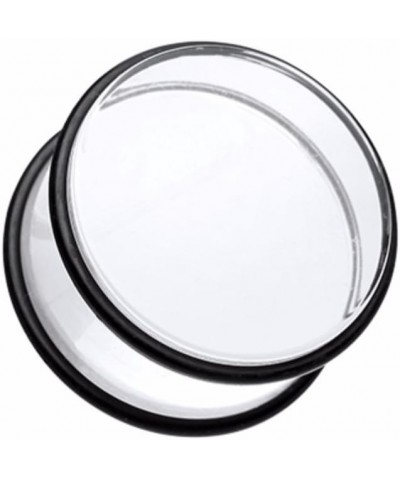 Basic Acrylic No Flare WildKlas Ear Gauge Plug (Sold as Pairs) 10 GA Clear $10.44 Body Jewelry