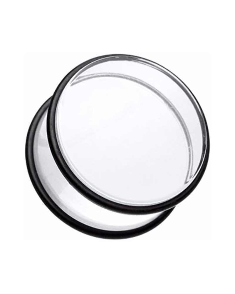 Basic Acrylic No Flare WildKlas Ear Gauge Plug (Sold as Pairs) 10 GA Clear $10.44 Body Jewelry