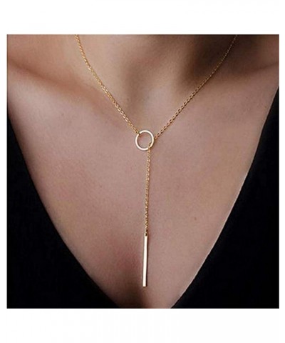 Punk Simple Style Gold/Silver Plated Lightning Long Exaggerated Square Geometric Stick Drop Dangle Earring for Women A1:Gold-...