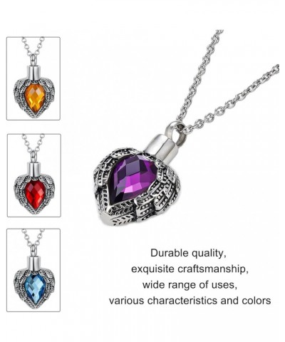 Elegant Heart Cremation jewelry ashes Shaped Pendant Necklace, Stainless Steel Natural Crystal Jewelry, Pendant Necklace Jewe...