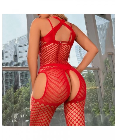 Womens Fishnet Bodystocking Sparkle Rhinestone Sexy Mesh Full Body Stockings Babydoll Teddy Bodycon Jumpsuit Lingerie Z230530...