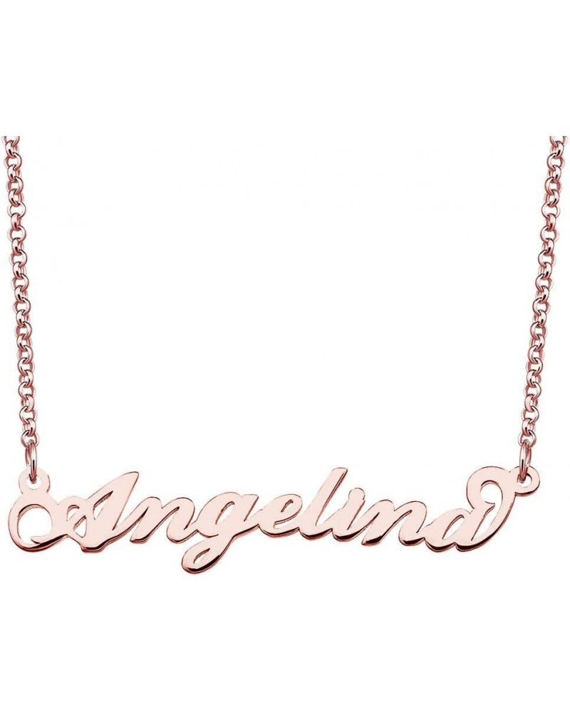 Sterling Silver Pendant Customized Personalized Name Necklace Angelina $15.95 Necklaces