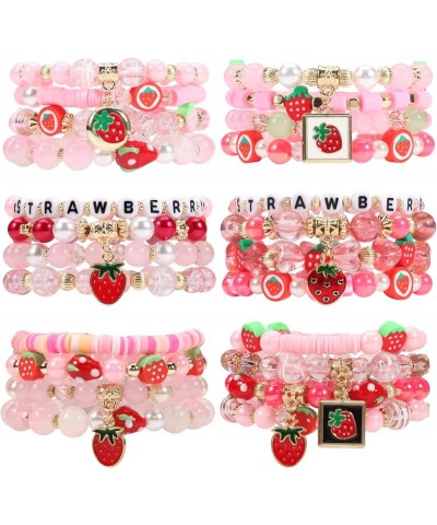 Bohemian Bracelets for Women Stretch Multilayer Colorful Beads Bracelet with Charm Jewelry Color 9 $8.78 Bracelets