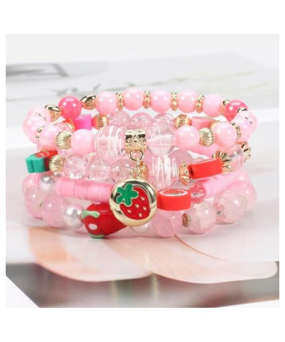 Bohemian Bracelets for Women Stretch Multilayer Colorful Beads Bracelet with Charm Jewelry Color 9 $8.78 Bracelets