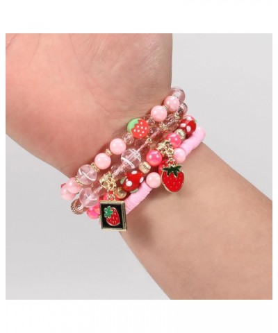 Bohemian Bracelets for Women Stretch Multilayer Colorful Beads Bracelet with Charm Jewelry Color 9 $8.78 Bracelets