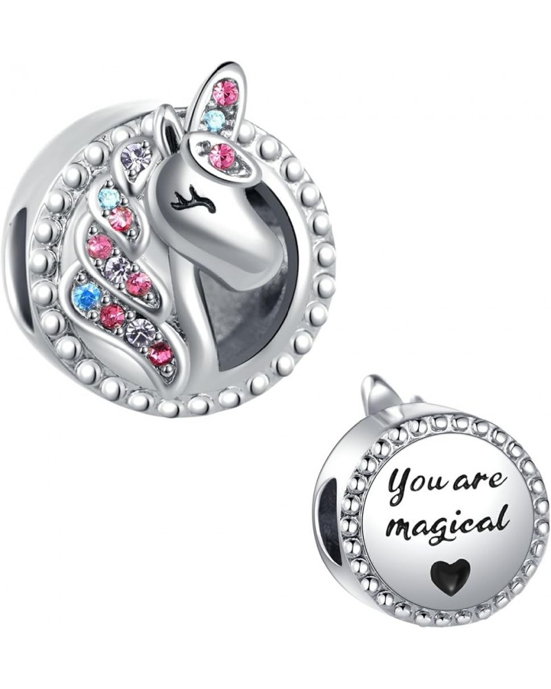 You are Magical Unicorn Charm Compatible with Pandora Charms Bracelets Magical Unicorn $7.75 Bracelets