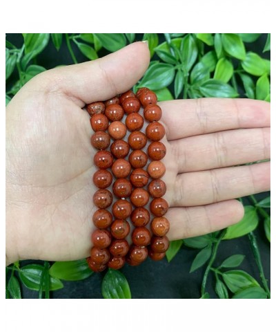 8mm Natural Round Gemstone Energy Power Crystal Beads Handmade Elastic Stretch Unisex Bracelet One Size Fits All Jasper $8.00...