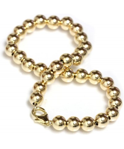 Gold Filled Beaded Ball Bracelet with Lobster Clasp 4 mm Beads 6" to 9 yellow-gold-filled 9.0 Inches $33.00 Bracelets