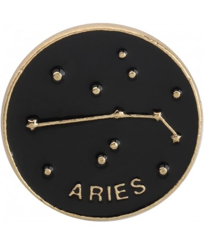 Zodiac Sign Constellation Brooch Astrology Horoscope Birthday Gift for Women Man Astrology Enamel Pins for Birth Aries Brooch...