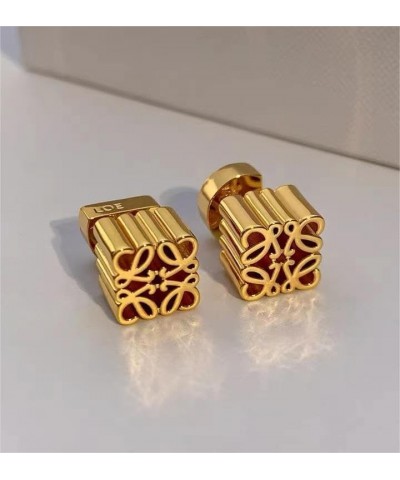 Retro French Earrings Women'S High-End Light Luxury Niche Temperament Earrings Earrings Women gold $6.26 Earrings