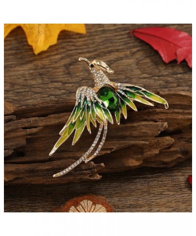 Retro Bird Brooches, Exquisite Elegant Rhinestone Bird Brooch Pin Sparkling Banquet Jewelry Gifts for Women, Girls, Ladies(Mu...