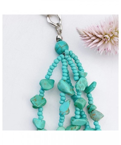 Layered Strands Turquoise Statement Chunky Necklace for Women Gifts 524 $10.59 Necklaces