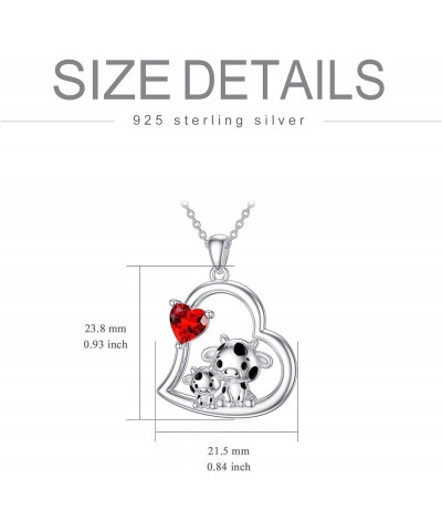 Sterling Silver Animals Necklace Cute Pendant Necklace for Girlfriend Couples Sister Daughter Mother Birthday Jewelry Gifts 0...