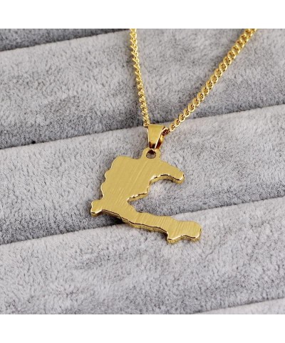 Hip Hop Haiti Map Tag Pendant Necklace $6.50 Necklaces