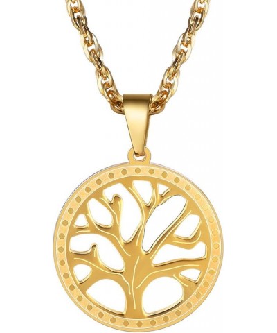 Tree of Life Necklace,Nature Spiritual Necklace,Family Tree Necklace,Mens Womens Jewelry, Come Gift Box gold $17.35 Necklaces