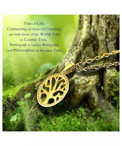 Tree of Life Necklace,Nature Spiritual Necklace,Family Tree Necklace,Mens Womens Jewelry, Come Gift Box gold $17.35 Necklaces