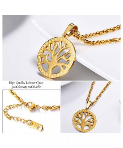 Tree of Life Necklace,Nature Spiritual Necklace,Family Tree Necklace,Mens Womens Jewelry, Come Gift Box gold $17.35 Necklaces