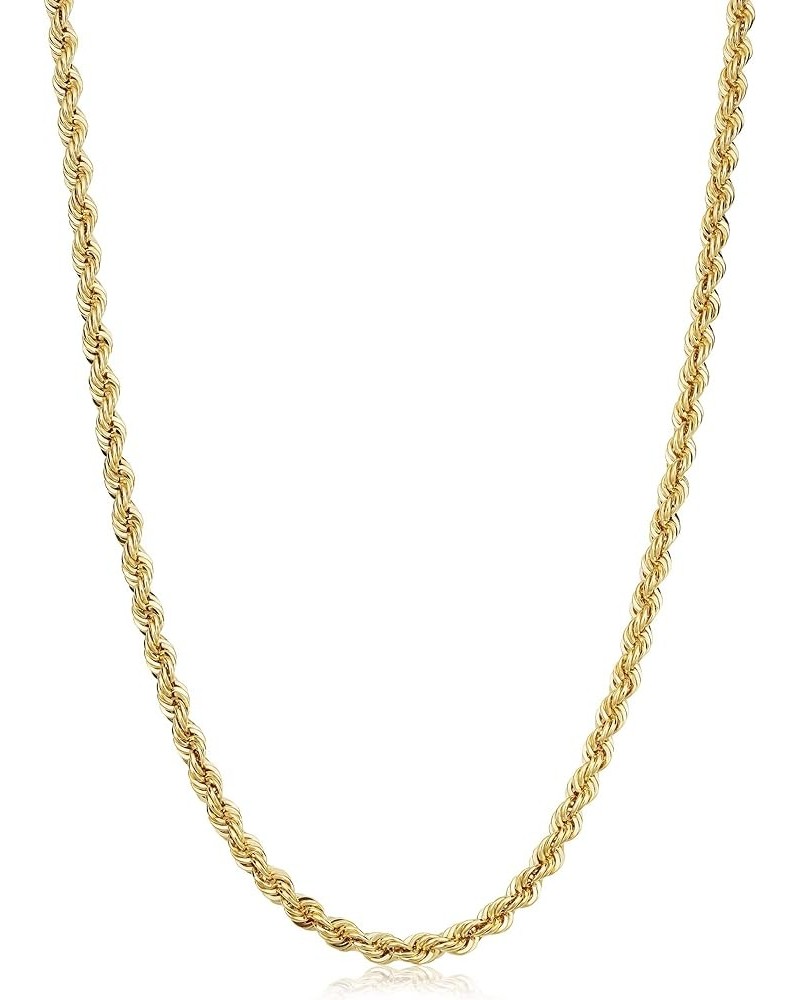 Solid 14k Yellow Gold Filled Rope Chain Necklace for Men and Women (2.1 mm, 3.2 mm, 4.2 mm or 6 mm) 18 inches 3.2 mm wide $57...