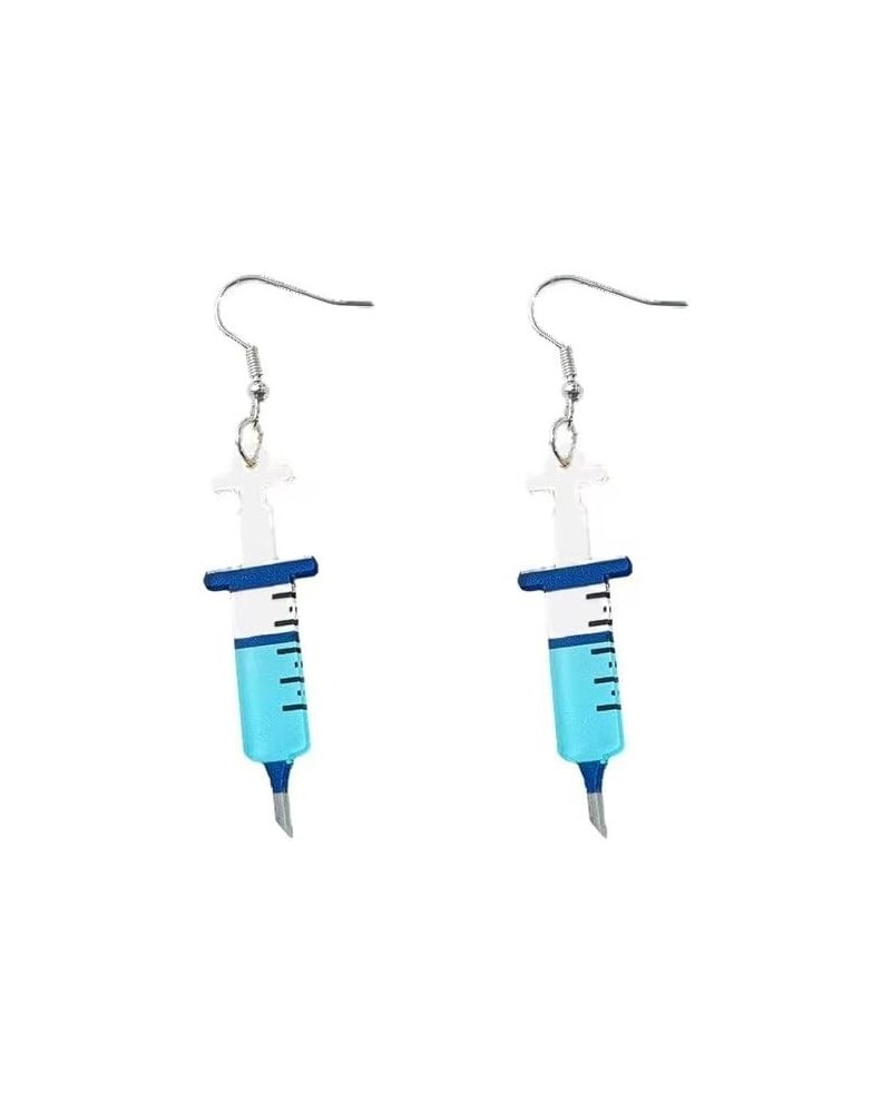 Nurse Earrings For Women Girls Acrylic Nurse Day Heart Drop Dangle Earrings Colorful Jewelry Gifts 1 Pair Style 3 $4.69 Earrings