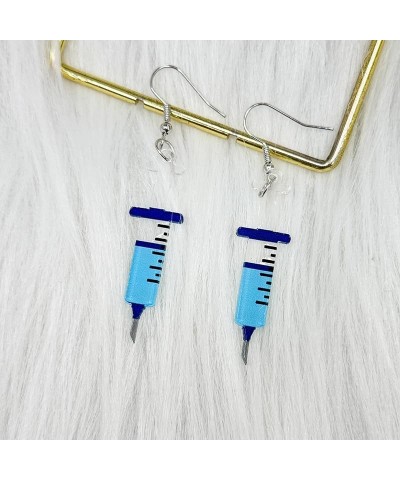 Nurse Earrings For Women Girls Acrylic Nurse Day Heart Drop Dangle Earrings Colorful Jewelry Gifts 1 Pair Style 3 $4.69 Earrings