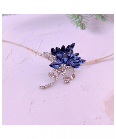 Flower Brooches Pins for Women Fashion Brooch for Women, Floral Women's Brooches & Pins Elegant Crystals Rhinestone Women Cor...