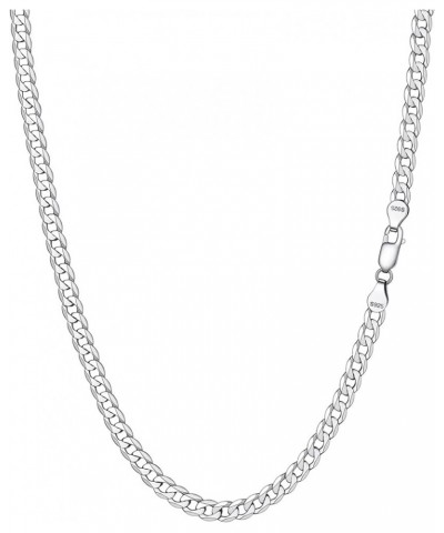 925 Sterling Silver Cuban Link Chain Necklace, Dainty Figaro Chains, Solid & Shiny, 3mm/5mm, 14-28 inch, Come Gift Box 20.0 I...