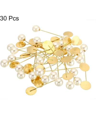 Round Brooch Pins Metal Tray Stick Lapel Pin Gold Tone $8.64 Brooches & Pins