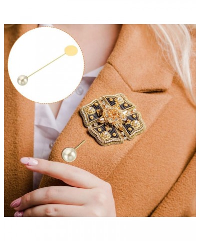 Round Brooch Pins Metal Tray Stick Lapel Pin Gold Tone $8.64 Brooches & Pins